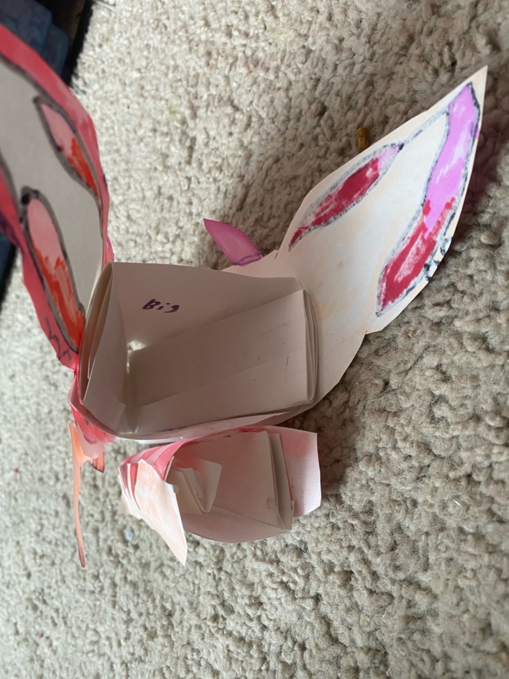 Paper dragon puppet - Picture 6 of 6